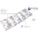 Medi Partners Cherry Core Pillow 60x20cm | 100% Cotton 5-Chamber Eco-Friendly Heat & Cold Therapy Pillow - Deer in Leaves Design - Buy Online on GoSupps.com