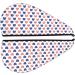 Heart Shaped American Flag Microfiber Hair Towel - Soft & Super Absorbent Hair Wrap for All Hair Types - Buy Online on GoSupps.com