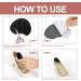Mivora Heel Cushion - 8 Self-Adhesive Shoe Cushions for Large Shoes | Anti-Bubble Heel Protector Pads - Comfort & Slip Prevention (Black) - Buy Online on GoSupps.com