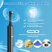 Tooth Polisher NAUQUOHZ Teeth Cleaning Kit for Daily Cleaning & Teeth Whitening for People/Pets 5 Brush Heads 4 Speed Modes Waterproof and LED Light Black - Buy Online on GoSupps.com