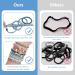 Yolev 20Pcs Boho Hair Ties Bracelet | Elastic Ponytail Holders for Women/Girls - Buy Online on GoSupps.com