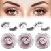 Self Adhesive False Eyelashes - 3 Pairs Reusable No Glue or Eyeliner Needed Includes Non-Slip Curler | International Shipping Available - Buy Online on GoSupps.com