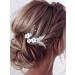 Earent Bride Wedding Flower Hair Pins - Blue Beads Butterfly Hair Accessories (2 Pack) - Buy Online on GoSupps.com