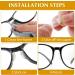 Buy Ouligay 10 Pairs Self-Adhesive Silicone Glasses Nose Pads - Anti-Slip Soft Perfect for Glasses & Sunglasses - International Shipping Available - Buy Online on GoSupps.com