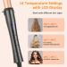 LXMTOU 25mm Ceramic Curling Wand - Professional 1 Inch Curling Iron for Short to Long Hair, Clampless Design, Adjustable Temperature, Dual Voltage - Buy Online on GoSupps.com