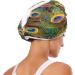 Peacock Feather Dry Hair Cap Set - 2 Piece Quick Drying Towel & Button Headband | Super Absorbent & Soft - Buy Online on GoSupps.com