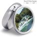 Round Pill Box - Waterfalls on Krka River Print | 3 Compartment Metal Pill Organizer | Decorative Portable Pocket Pill Case - Style 22 - Buy Online on GoSupps.com