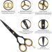 Cigati 6.5 Inch Hairdressing Scissors with Comb - Professional Barber Shears Set for Men, Women, and Children - Stainless Steel Razor Edge Blades - Black 2 Piece Set - Buy Online on GoSupps.com