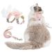 Cat Harness And Leash Set Escape Proof Travel Cat Harness For Small Cat And Large Cat Pink Color Junsirs (Pink S: 7.09"-8.66"(18-22cm)) Pink S: 7.09"-8.66"(18-22cm)