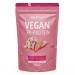 Protein powder vegan strawberry cream 1kg - 83% protein - nutri + vegetable protein powder without lactose - vegan protein shake Strawberry Cream - Plant -based protein powder strawberry cream (1 Pack)