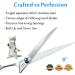 Jason Curved Dog Cups Professional Fur Scissors - 8 Inch Japanese 440C Steel Pet Scissors for Dogs & Cats | Premium Grooming Tools - Buy Online on GoSupps.com