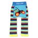 Blade & Rose Farmyard Tractor Leggings | Toddler and Baby Boys Knit Leggings |Blue | from 0-4 Years