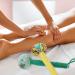 Minkissy Body Massage Tools - 2-Piece Manual Massage Hammer & Soft Cotton Ball | Ultimate Muscle Relaxation & Pain Relief Device (25x11cm) - Buy Online on GoSupps.com