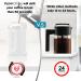 HyperChiller HC2W Patented Iced Coffee/Beverage Cooler - Stronger, Durable & Reusable - 12.5 Oz White - Buy Online on GoSupps.com