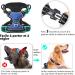 Buy Heele No-Pull Dog Harness for Large Dogs - Adjustable Reflective Breathable with Padded Handle - XL Blue (Breast Size: 53-97cm) - Buy Online on GoSupps.com