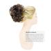 Yamel Chignon Hairpiece Curly Bun Scrunchie 4T30# Darkest Brown to Light Auburn - Updo Combs Synthetic Extensions for Women - Buy Online on GoSupps.com