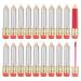 SMTHOME 20 Pieces Pencil Shaped Lip Gloss Tubes Empty Mini Refillable Lip Oil Bottles Clear Lip Balm Tube Portable Lip Glaze Containers DIY Cosmetics Lipstick Samples for Women Girls  5ML