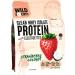 WILD SOCIETY Premium Clear Whey Protein Isolate - 20g Protein Electrolytes No Sugar Strawberry Coconut 16 oz - GMO-Free Natural Flavor - Buy Online on GoSupps.com