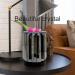 Leyoue Electric Wax Melter & Essential Oil Warmer Night Light - Ironwork Crystal Design | Aroma Decor Lamp for Gifts & Decor - Black - Buy Online on GoSupps.com
