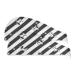 Black and White Striped Dog Pattern Dry Hair Cap 2 Piece Quick Drying Towel Set with Button Headband Super Absorbent Soft & Comfortable
