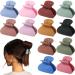 HAIMEIKANG Small Hair Claw Clips for Women - 12PCS Mini Hair Claw Clips for Thin Thick Hair  1.6 Inch No Slip Hair Clamps Mini Banana Clips for Girls Kids (Style A)