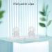 Weetack Rusian C Nail Clamps Clips Multifunctional Tool Acrylic Nails Pinchers Transparent Set of 6 - Buy Online on GoSupps.com