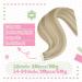 Youngsee Real Hair Extensions Tape - 50cm Ash Blond & Blond Invisible Tape Extensions - Remy Tape In Hair - 20pcs #18/613 & #18P613 - International Shipping - Buy Online on GoSupps.com