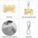 Natiform Stainless Steel Personalized Pet ID Tag - Engraved Dog Name Tags - Paw Print Design for Dogs/Cats - Gold - Buy Online on GoSupps.com
