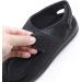 Extra Wide Open Toe Diabetic Sandals for Elderly Women - Black, Size 10 - Buy Online on GoSupps.com