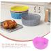 SHOWERORO air Fryer pan Silicone bakeware air Fryer Basket Replacement air Fryer Silicone Cushion Small Tools 19X19X7CM Purple - Buy Online on GoSupps.com
