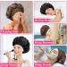 Satin Silk Bonnet Set for Curly Hair - 2pc Night Sleep Caps in Black Coffee | Hair Wrap for Women - Buy Online on GoSupps.com
