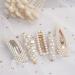 Warmfits Pearl Hair Clips 5pcs - Elegant White Hair Pins Barrettes - Buy Online on GoSupps.com