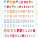Buy 96 Pcs Pre-Glued Kinder gel - Girls' Press-On Short Fake Nails | Great for Kids | Fast International Shipping - Buy Online on GoSupps.com