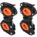 Stick Cane Drive Rollator Walker Cane Holder Stand ABS Portable Safe Rotate for Daily Life for Elderly (Black Orange) - Buy Online on GoSupps.com