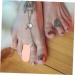 Healvian Silicone Toe Tubes Protector - 8 Pairs | Toe Separators, Hammer Straightener, Thumb Protector, Foot Orthotic | Toe Stretcher & Thumb Bandage - 6x3cm - Buy Online on GoSupps.com