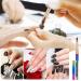 2pcs Nail Art Clean Up Brushes - Round & Angled Head Acrylic Nail Brush Pen for Women - Painting Tools for Nail Art Design & Polish Mistake Cleaning - Buy Online on GoSupps.com