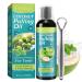 Coconut Oil mouthwash-Natural Teeth WHITENING 237ml-100% Pure Fractionated Coconut Oil whitening mouthwash-Helps Improve Oral Hygiene-Tongue Scraper Included Blue