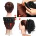 YEBO Afro Drawstring Curly Ponytail - 10 Inch Ombre Gray Synthetic Hair Extension for African American Women - Buy Online on GoSupps.com