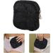 DOITOOL Sanitary Pad Pouch - Portable Menstrual Carrying Bag with Zipper | Nursing Pad Holder & Tampons Pouch | Makeup Bag - Black - Buy Online on GoSupps.com