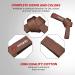 KOMBAT Jiu JItsu BJJ Premium Brown Belt with Sleeve Bar | Durable & IBJJF Approved - Buy Online on GoSupps.com