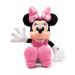 Disney Store Official Minnie Mouse Small Pink Soft Toy 33cm/12 Iconic Cuddly Toy Character in Pink Polka Dot Dress and Bow with Embroidered Features Suitable for All Ages Minnie Mouse Pink