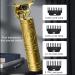 Men Hair Clippers - Beard Grooming Kit Nose Body Hair Trimmer | Rechargeable Hair Trimmer with 4 Limit Combs for Men Cordless Beard Trimmer Trimmer Trimmer for Barber Shop Haircut Home Travel Gold - Buy Online on GoSupps.com