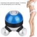 Portable Mini Neck & Body Massage Device - Vibration Massager with LED Light for Relaxation - Perfect for Home Use - Ideal for Head Neck Legs & Back (Blue) - Buy Online on GoSupps.com
