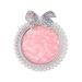 Resin Cosmetic Makeup Palette Nail Art Palette DIY Makeup Mixing Palette Beauty Salon Color Cream Mixing Palette Nail Art Painting Mixed Color Palette Makeup Display Board Pink B