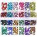 2Boxes Nails Art Decorations Acrylic Nail Stones Flat Back Rhinestones Shiny 2mm 3mm Nail Art Rhinestones AB Crystal Colorful - Buy Online on GoSupps.com
