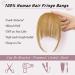 Ruwiss Clip-In Ponytail - 100% Remy Real Hair Bangs & Extensions for Women | Orange Blonde 5.5g (Single Pack) - Buy Online on GoSupps.com