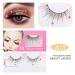 3 Pairs Festival Style Glitter False Eyelashes for Christmas, Halloween, and Cosplay Parties - Buy Online on GoSupps.com