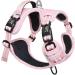 Buy Heele Adjustable Dog Harness for Small Dogs - No-Pull Chest Harness Reflective with Padded Handle Light Pink XS (33-43cm) - International Shipping Available - Buy Online on GoSupps.com