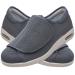 LGZY Men's Wide Width Shoes Lightweight for Diabetic Edema with Adjustable Closure Plantar Fasciitis Bunions Arthritis Swollen Feet Elderly Seniors Walking Shoes Dark Gray 39 EU 39 EU Dark Gray