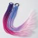 Colorful Clip-In Hair Extensions - 2 Pieces of Synthetic Hair Parts for Parties & Daily Styles - Buy Online on GoSupps.com